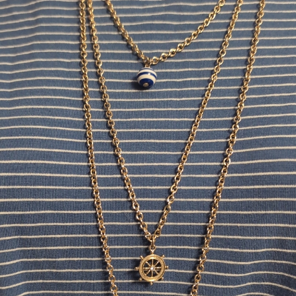 Charming Charlie Nautical Necklace with Tassel - Picture 5 of 7